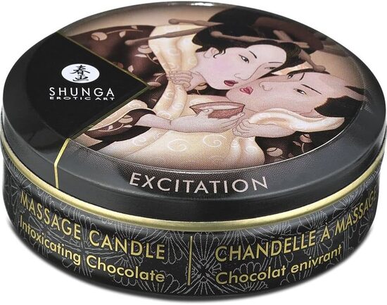 SHUNGA Excitation/Intoxicating Chocolate Mini Massage Candles