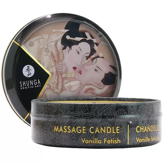 Shunga Desire Mini Massage Candle 30ml Vanilla Fetish