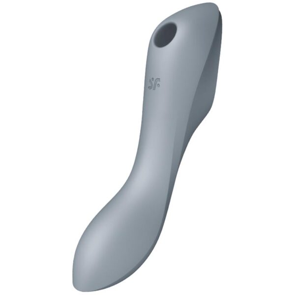 SATISFYER CURVY TRINITY 3 VIBE AND CLITORIS SUCKER TRIPLE STIMULATION BLUEGRAY