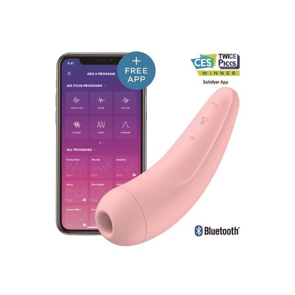 SATISFYER STIMULATOR CURVY 2+ PINK