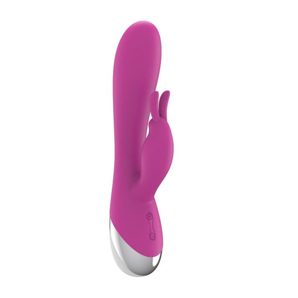 A-GUSTO VIBRADOR DUAL USB SILICONE PINK