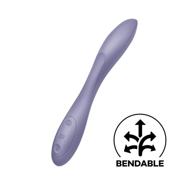 SATISFYER VIBRATOR G-SPOT FLEX 2 DARK VIOLET